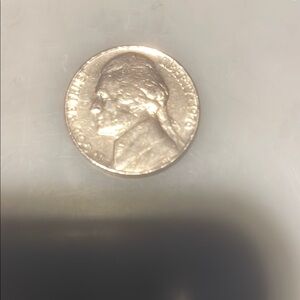 Collectible Nickel Coin with Monticello Design